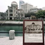 The Hiroshima Prefectural Industrial Promotion Hall (A-bomb Dome), about 160 meters from the hypocenter, March 2013, Chromogenic print, 30 x 40 inch.