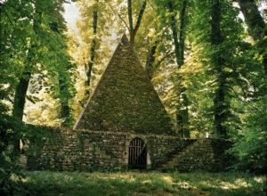 The Pyramid/Ice House, Le Désert de Retz, 2004, chromogenic print, 30 x 40 in.