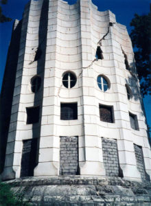 The Broken Column, Le Désert de Retz, 2003, chromogenic print, 48 x 63 in.