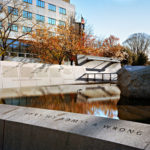 “Here We Admit a Wrong,” Japanese American Memorial to Patriotism During World War II, 2009, 45.7 x 60.9 cm.