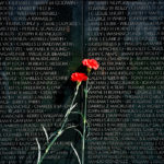 Red Carnations, Vietnam Veterans Memorial, 2008-12, 45.7 x 63.5 cm.