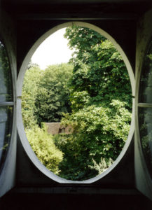 View from the Column #1, Le Désert de Retz, 2004, chromogenic print, 40 x 30 in.