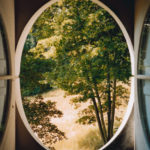 View from the Column #2, Le Désert de Retz, 2004, chromogenic print, 40 x 30 in.