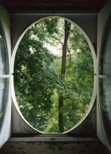 View from the Column #4, Le Désert de Retz, 2004, chromogenic print, 40 x 30 in.