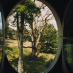 View from the Column #5, Le Désert de Retz, 2004, chromogenic print, 40 x 30 in.