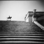 Warrior, Chantilly, 1997, gelatin silver print, 19 in. x 19 in.